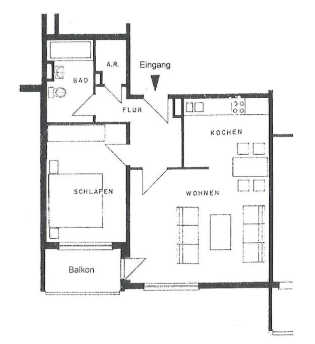 Apartment Schoene 2-zimmerwohnung In Hannover-list *
